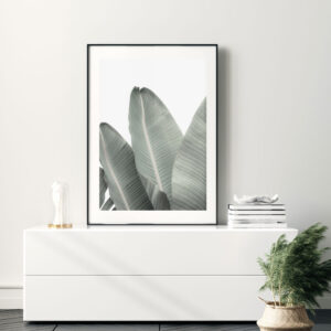 Illustrative and abstract poster design in soft colors