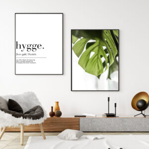 Illustrative and abstract poster design in soft colors