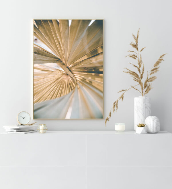 Illustrative and abstract poster design in soft colors